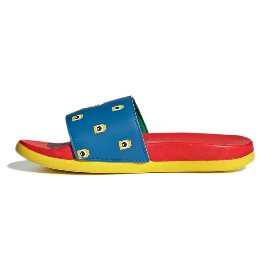 Lego X adidas Adilette Comfort Kids Slippers Kids Blue/yellow