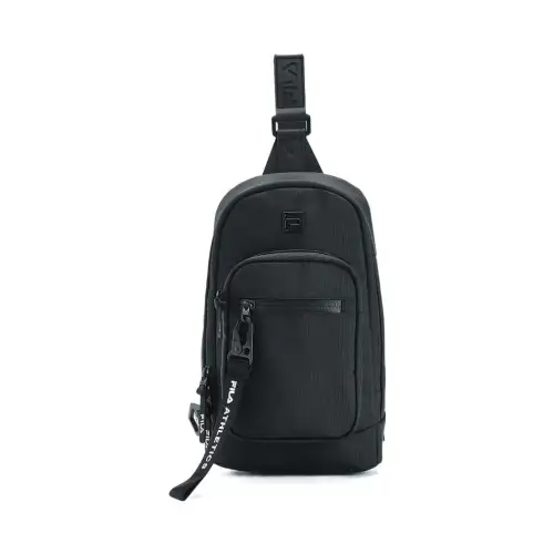 FILA Fabric Sling Bag Regular Men's Black