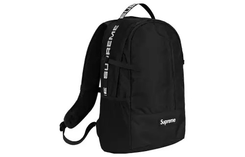 Supreme SS18 Nylon Backpack Regular Unisex Black