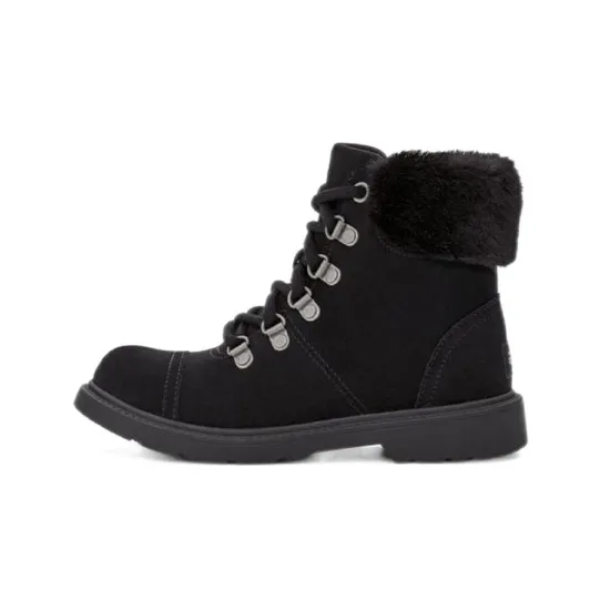 UGG Kids Shearling-lined Lace-up Boots
