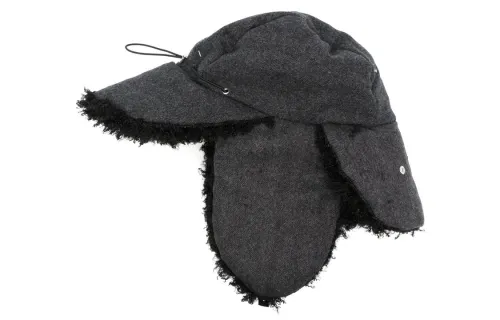Maison Margiela Wool Hats & Caps Women's Dark Gray