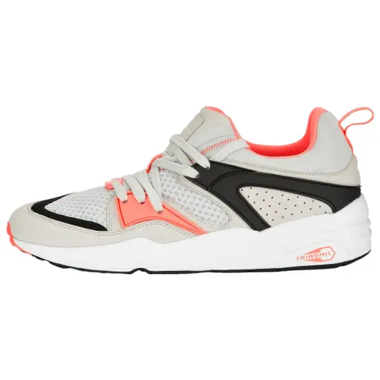 PUMA Blaze Of Glory Casual Shoes Unisex Mid-Top Gray Black/Pink
