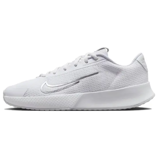 Nike Women's NikeCourt Vapor Lite 2 HC 'White Metallic Silver'