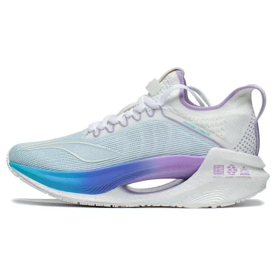 LINING Jueying Essential Running Shoes Women's Low-Top White Blue/Purple