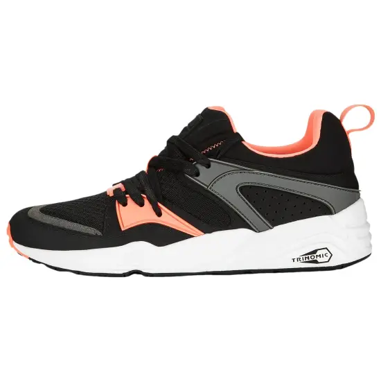 PUMA Blaze Of Glory Casual Shoes Unisex Mid-Top Black Pink