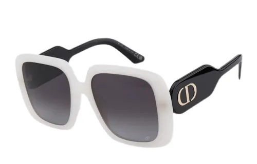 DIOR Square Sunglasses Unisex White