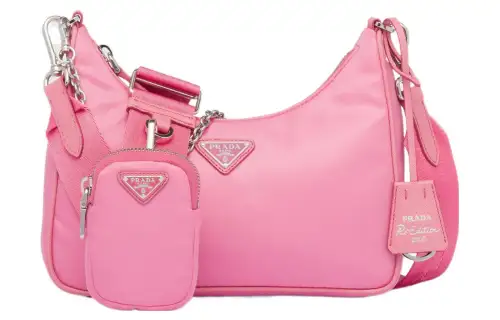 PRADA 2005 Shoulder Bag Begonia Pink