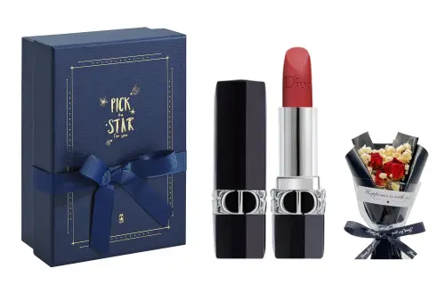 Dior, lipstick, matte perfume for professional use, elegant gift box, sample