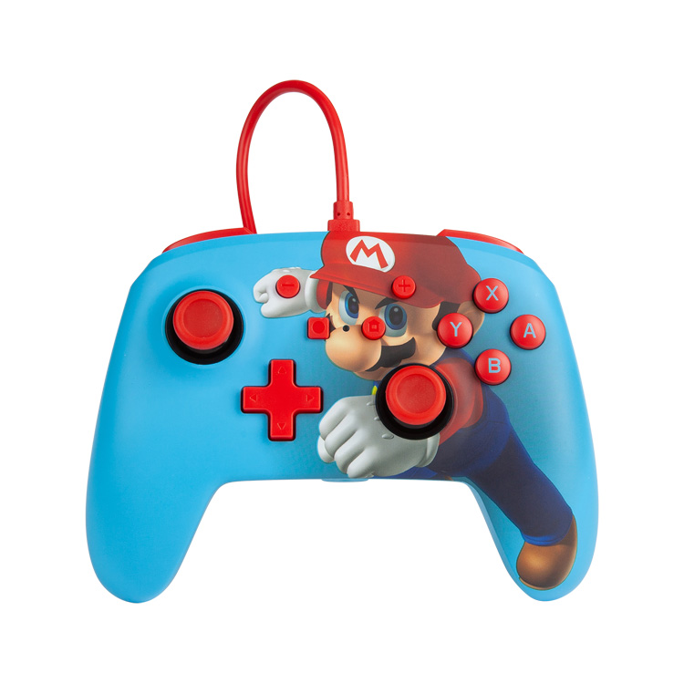 PowerA Gamepad Switch wired controller for Nintendo Mario series Switch officially authorized enhanced version-Mario Punch