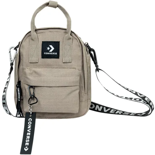 Converse Athleisure Polyester Crossbody Handbag Regular Unisex Khaki