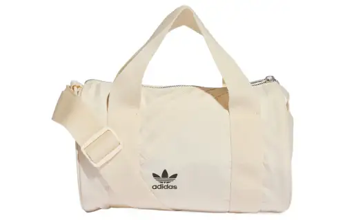 Adidas Originals Recycled Polyester Handbag, Shoulder Bag, Crossbody Bag, Gym Bag Mini Women's Ecru