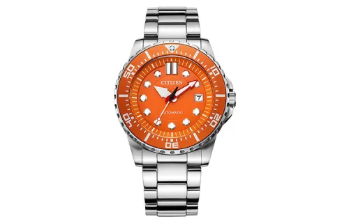 CITIZEN Mechanical Movement Stainless Steel Strap Watch Men's Watches Silver Dial