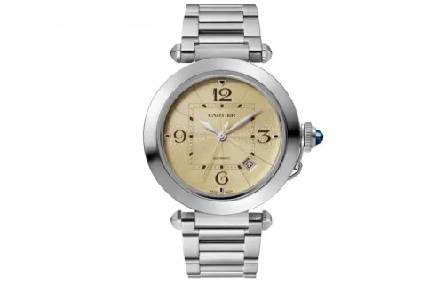 CARTIER PASHA DE Automatic Mechanical Movement 100m Waterproof Women's Watch 35mm Yellow Watch Dial