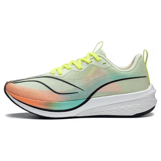 LINING Red Hare 6 Pro Running Shoes Women's Low-Top Green Blue/Orange