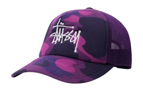 Stussy Baseball Caps Unisex Purple