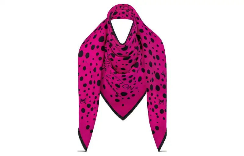 LOUIS VUITTON Lv X Yk Infinity Dots Shawl