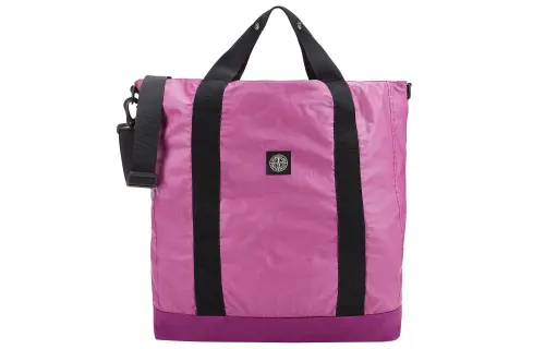 STONE ISLAND Cotton Handbag Men's Magenta