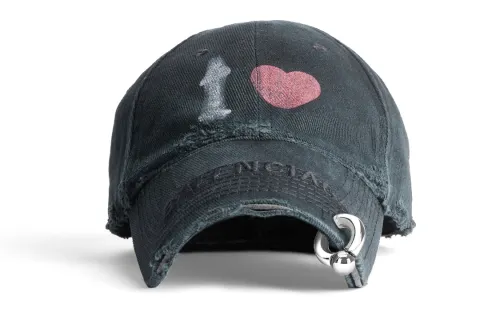Balenciaga Baseball Caps Unisex Black