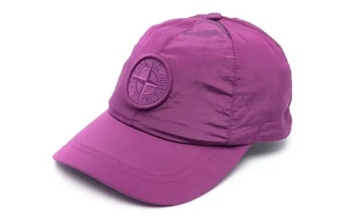 STONE ISLAND Baseball Caps Unisex Purple