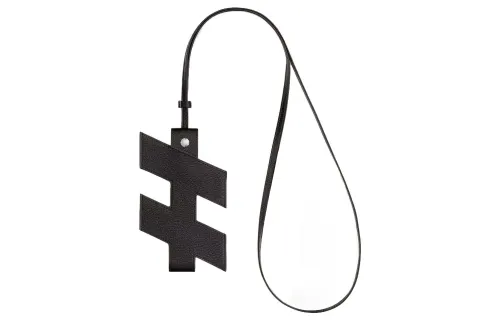 HERMES H Tag Mysore Goat Skin Cell Phone Pouch Women's 89 Noir Black
