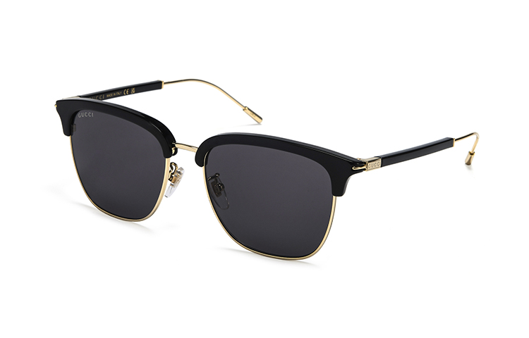GUCCI Round Frame Recycled Acetate Sunglasses