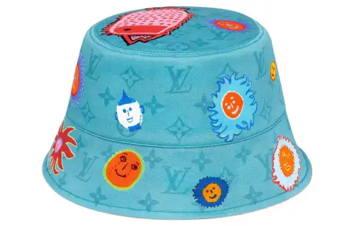 LOUIS VUITTON Lv X Yk Reversible Faces Bucket Hat