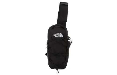 THE NORTH FACE4.3L Hiking Logo Embroidered Outdoor Bag Nylon Black Unisex Couple Style