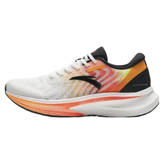 ANTA Champion Series Running Shoes Men Low-Top White Orange
