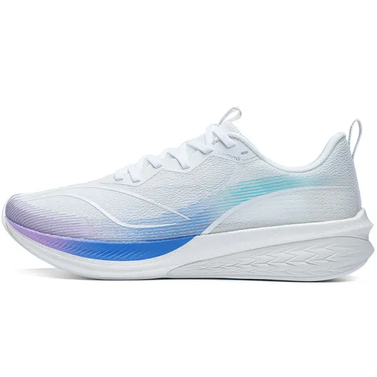 LINING Red Hare 6 Pro Running Shoes Men Low-Top White Blue/Purple