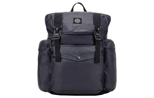 STONE ISLAND Cotton Backpack Men's Dark Blue