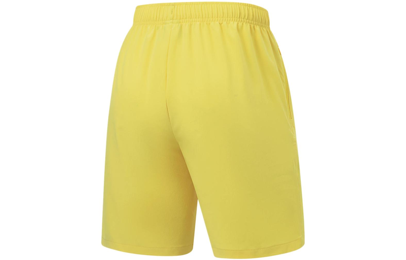 Li Ning Fitness Series Sports Shorts Men’s Berry Yellow