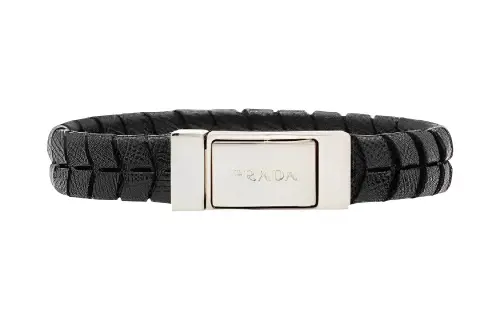 PRADA Wristbands Men's Black