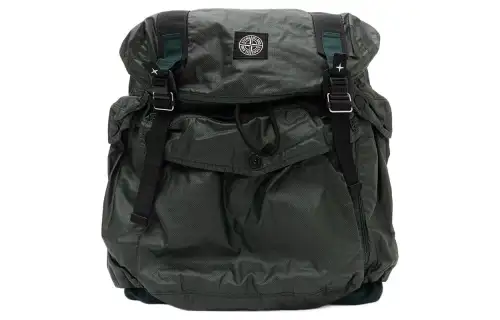 STONE ISLAND Cotton Backpack Regular Men's Green