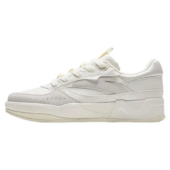 Anta C37 Series Slip-Resistant Cushioning Low-Top Skateboard Shoes Women's White