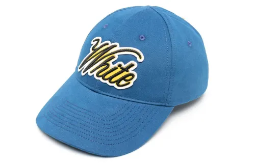 OFF WHITE Logo embroidered Cotton Baseball Cap
