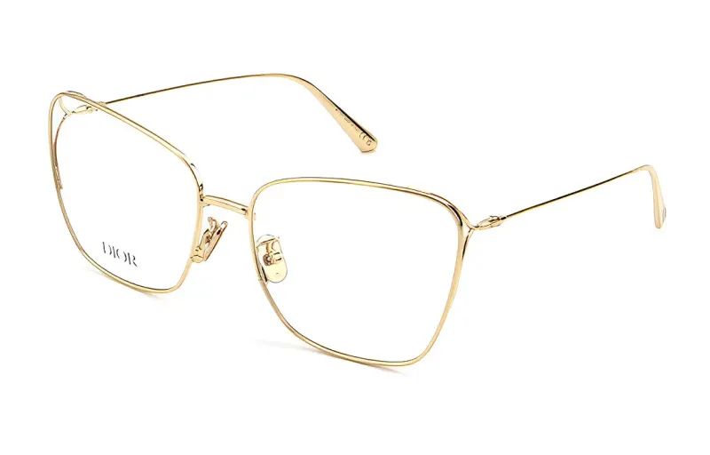 DIOR Prescription Glasses Women's Gold