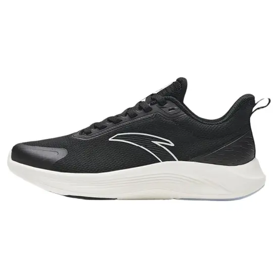Anta Anti-Slip Wear-Resistant Low-Top Running Shoes Women's Black White