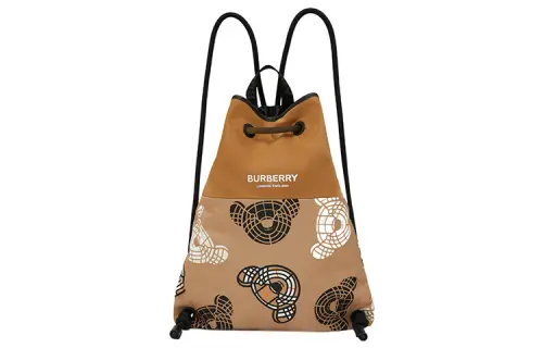 Burberry Leather Backpack Regular Kids' Beige