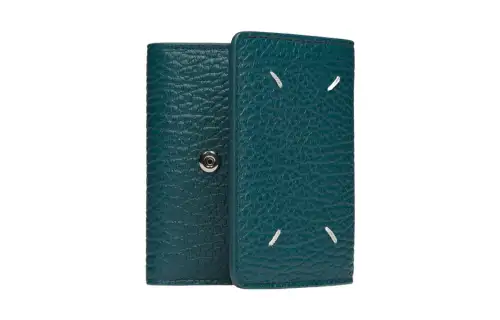 Maison Margiela Leather Wallet Regular Women's Green
