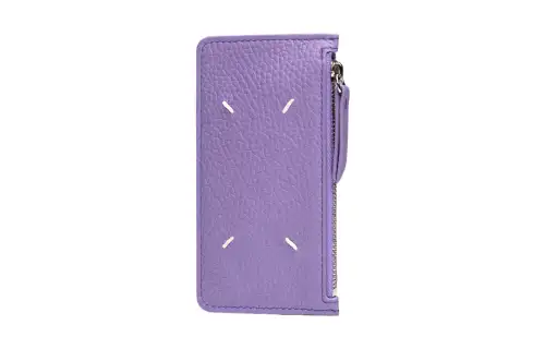 Maison Margiela Calfskin Wallet Women's Lavender