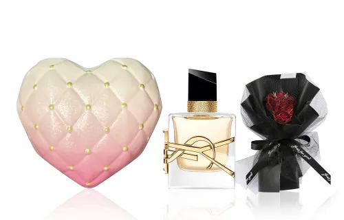 YSL, perfume, set, gift box with a light fragrance, long lasting light fragrance