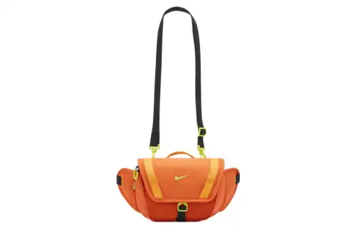 Nike Fabric Shoulder Bag, Crossbody Bag, Fanny Pack Regular Unisex Safe Orange/Bright Orange/Original Green