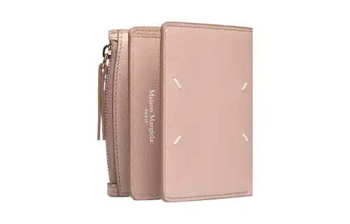Maison Margiela Sheepskin Card Holder, Wallet Women's Pink