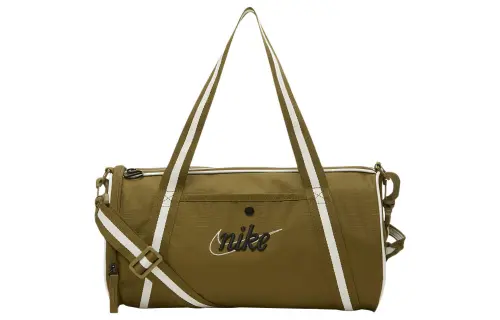 Nike Heritage Fabric Luggage Bag, Shoulder Bag, Crossbody Bag, Handbag Regular Unisex Olive Green