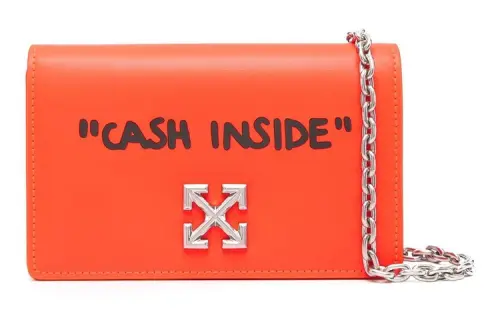 OFF WHITE Jitney 0.5 Crossbody Bag Orange/Black