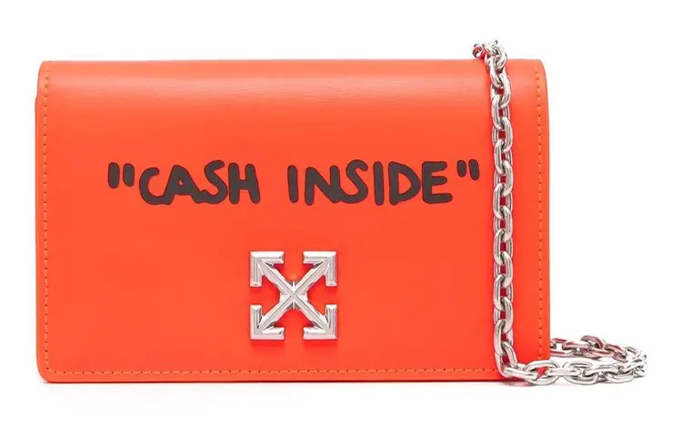 OFF WHITE Jitney 0.5 Crossbody Bag Orange/Black