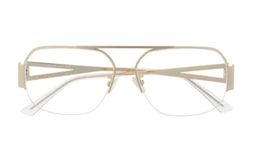 Bottega Veneta Prescription Glasses Women's Gold