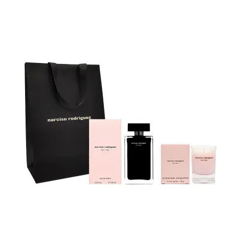 Narciso Rodriguez for her women's eau de toilette EDT 100ml, free for her scented candle 40g*1+gift bag*1
