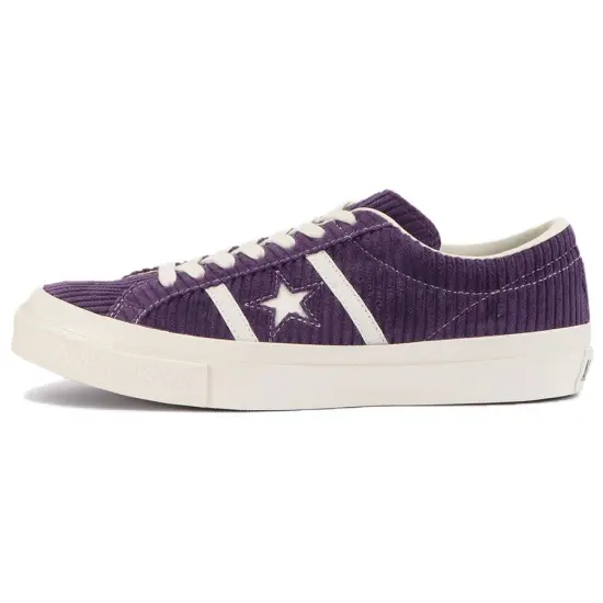 Converse Star&Bars Skateboarding Shoes Unisex Low-top Purple