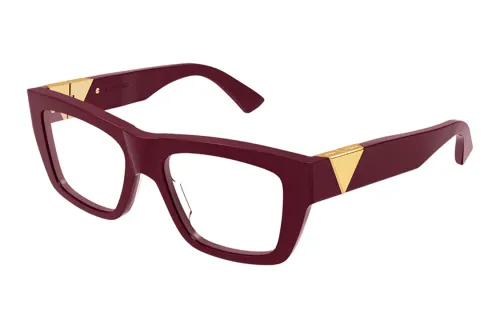 Bottega Veneta Prescription Glasses Women's Dark Red